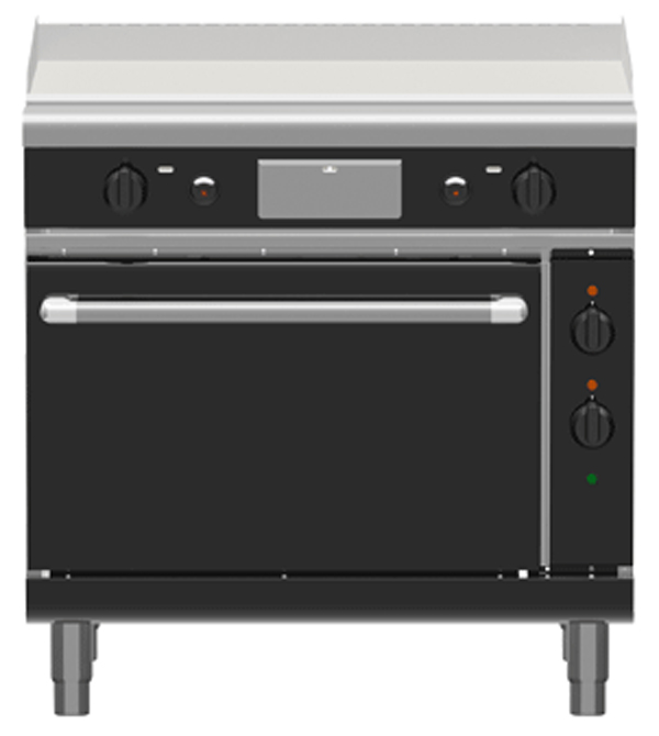 Waldorf Bold GPLB8910GE Electric Static Oven Low Back Gas 900 Griddle