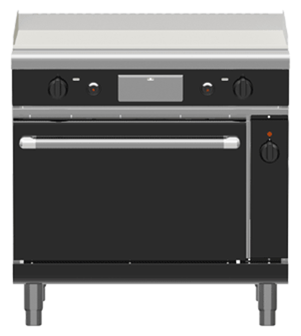 Waldorf Bold GPLB8910GEC Electric Convection Oven Low Back Gas 900 Griddle Range