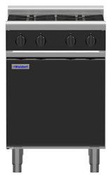 Waldorf Bold RNLB8400G-CD Low Back Gas Cook Top 4 Burner Cabinet Base