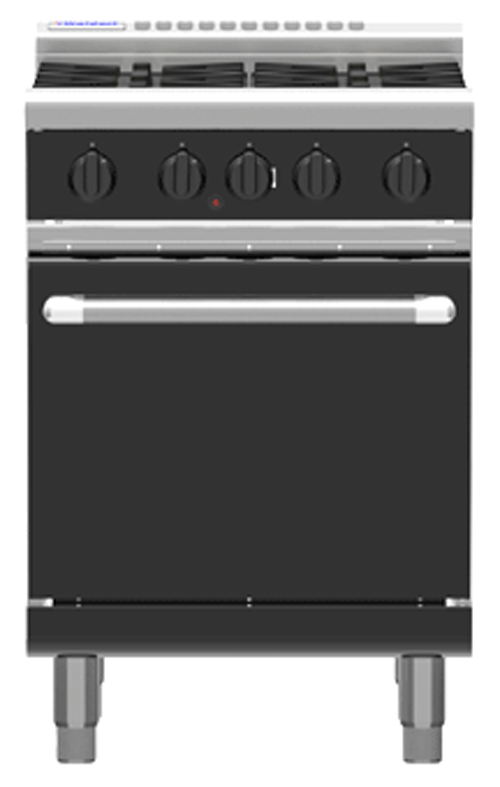 Waldorf Bold RNLB8416G Low Back Gas Static Oven 600 Griddle Range