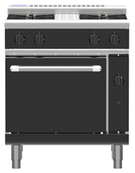 Waldorf Bold RNLB8510G Low Back Gas Static Oven 4 Burner Range