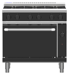 Waldorf Bold RNLB8610G Low Back Gas Oven 6 Burner Range