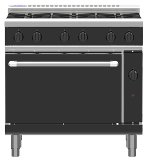 Waldorf Bold RNLB8610G Low Back Gas Oven 6 Burner Range
