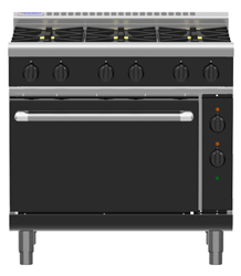 Waldorf Bold RNLB8613GE Electric Static Oven 4 Burner 300 Griddle Range