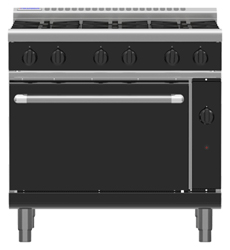 Waldorf Bold RNLB8616G Low Back Gas Oven 2 Burner 600 Griddle Range