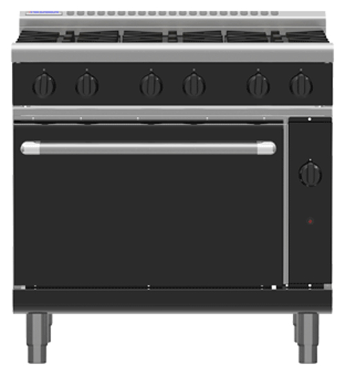 Waldorf Bold RNLB8616G Low Back Gas Oven 2 Burner 600 Griddle Range