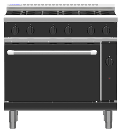 Waldorf Bold RNLB8619G Low Back Gas Oven 900 Griddle Range