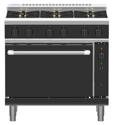 Waldorf Bold RNLB8619GC Low Back Gas Convection Oven 900 Griddle Range