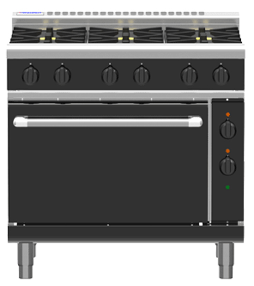 Waldorf Bold RNLB8619GE Electric Static Oven 900 Griddle Range