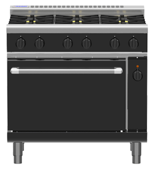 Waldorf Bold RNLB8619GEC Electric Convection Oven 900 Griddle Range