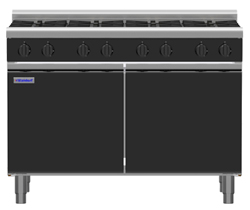 Waldorf Bold RNLB8800G-CD Low Back Gas Cooktop 8 Burner Cabinet Base