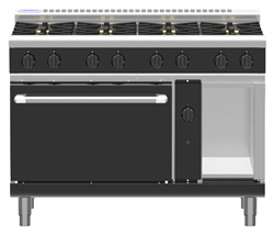 Waldorf Bold RNLB8810G Low Back Gas Static Oven 8 Burner Range