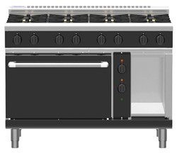 Waldorf Bold RNLB8810GE Electric Static Oven 8 Burner Range