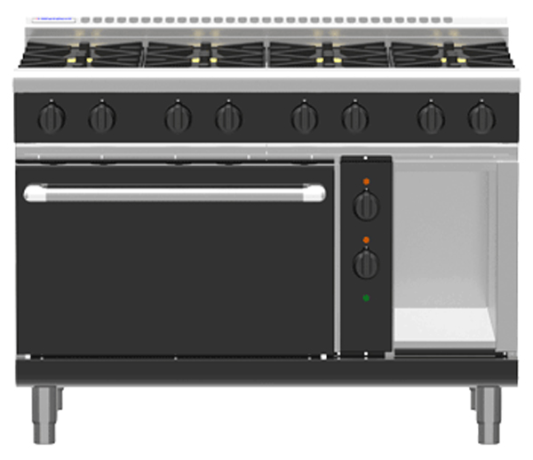Waldorf Bold RNLB8813GE Electric Static Oven 6 Burner 300 Griddle Range