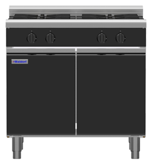 Waldorf Bold RNLB8900G-CD Low Back Gas Cooktop Extra Wide 4 Burner Cabinet Base