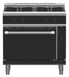 Waldorf Bold RNLB8910G Low Back Gas Static Oven Extra Wide 4 Burner Range