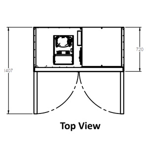 Williams Diamond LD2SS 2 Solid Door Freezer