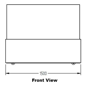 Williams Topaz HTCFH15 4 Tier Cold Food Display