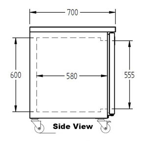 Williams Topaz HTU3SS Under Counter Cabinet