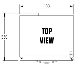 Williams BC1SS-80 1 Door Bottle Cooler 800mm High