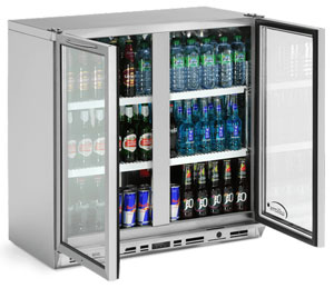 Williams BC2SS 2 Door Bottle Cooler 895mm High