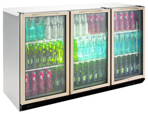 Williams BC3SS-80 3 Door Bottle Cooler 800mm High