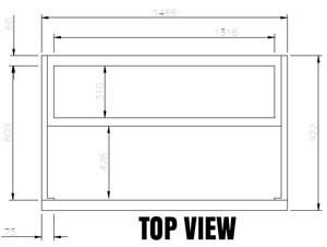 Williams Crystal Bakery RC2TSS 2 Door Fridge