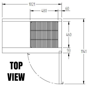 Williams GC1UGD Glass Chiller