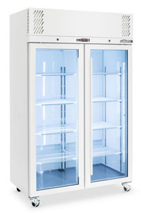 Williams Pearl HP2GW 2 Glass Door Fridge