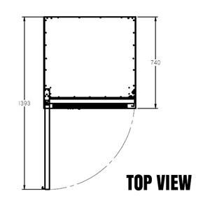 Williams Quartz Star HQ1GS 1 Glass Door Fridge