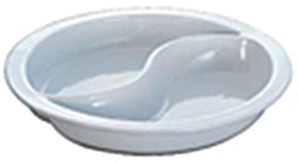 Yellow Induction HA4-515 Round Divided Porcelain Insert