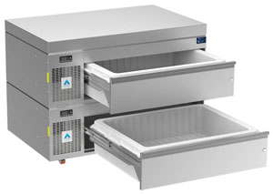 Adande VLS2-PT Slimline Double Drawer Side Engine Cover Top
