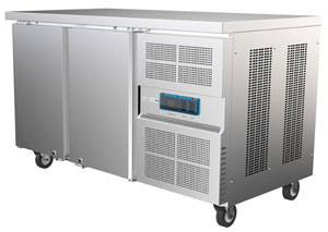 Airex AXF.UCGN.2.900H Under Counter 2 Glass Door Freeezer, 900mm High