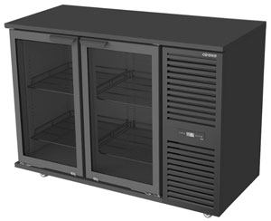 Airex AXR.MEBB.2D 2 Door Merchandiser Back Bar Fridge
