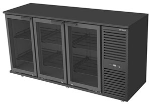 Airex AXR.MEBB.3D 3 Door Merchandiser Back Bar Fridge
