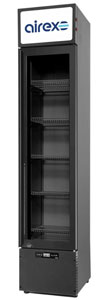 Airex AXR.MEUR.SL Upright Slim Line Single Glass Door Merchandiser Fridge