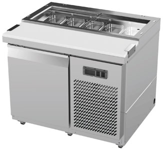 Airex AXR.SW.1025 1 Door Sandwich Preparation Fridge