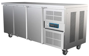 Airex AXR.UCGN.3.900H Under Counter 3 Solid Door Fridge, 900mm High