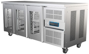 Airex AXR.UCGN.3G Under Counter 3 Glass Door Fridge