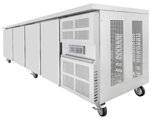 Airex AXR.UCGN.4 Under Counter 4 Solid Door Fridge