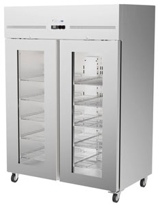Airex AXR.URGN.2G Upright 2 Glass Door Fridge