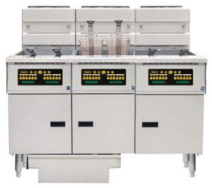 Anets FDAGP355C Platinum Series Computer Control 3 Fryer Filter Drawers