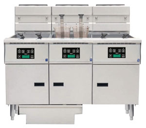 Anets FDAGP355D Platinum Series Digital Control 3 Fryer Filter System