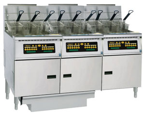 Anets FDAGP375C Platinum 75 Series Computer Control 3 Fryer Filter Drawers