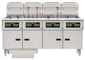Anets FDAGP455C Platinum Series Computer Control 4 Fryer Filter Drawers