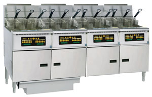 Anets FDAGP475C Platinum 75 Series Computer Control 4 Fryer Filter Drawers