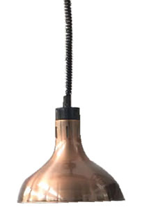 Benchstar HYWCL12 290mm Pull Down Antique Copper Round Heat Lamp