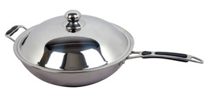 Benchstar IW-WOKLID36 60mm Wok with Lid for Induction Wok