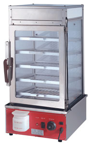 Benchstar MME-500H-S Heavy Duty Electric Steamer Display Cabinet