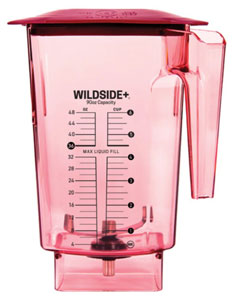 Blendtec BA-40-636-R01 Red Allergen WildSide+ Jar with Hard Lid
